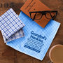 Best Grandad Personalised Message Handkerchiefs, thumbnail 1 of 4