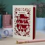 Personalised Papercut Valentine's Card, thumbnail 1 of 7