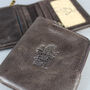 'Lander' Men's Leather Bi Fold Wallet In Chestnut, thumbnail 7 of 12