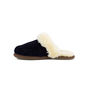 Navy Sheepskin And Suede Slippers, thumbnail 3 of 7