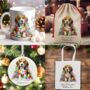 Personalised Beagle In Christmas Lights, thumbnail 1 of 9