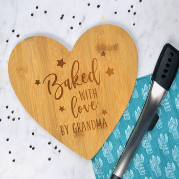 Personalised Baker Bamboo Serving Board, 2 of 2