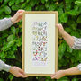 Personalised Fairy Alphabet Children's Print, thumbnail 1 of 12