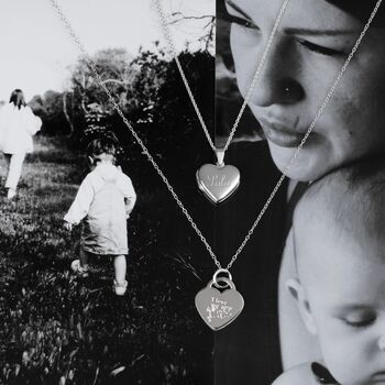 Your Child's Drawing Personalised Heart Necklace, 2 of 8