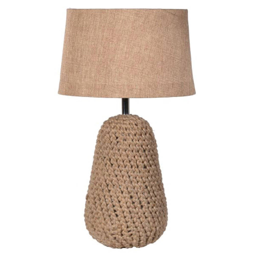 Jute Rope Table Lamp By The Orchard Furniture