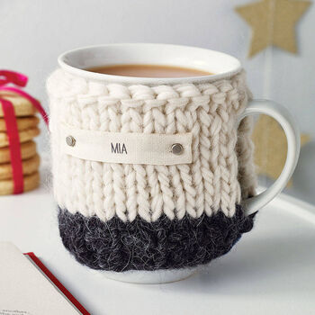 Personalised Colour Block Cosy And Mug, 2 of 8