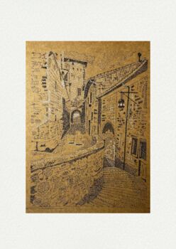 Shaded Italian Cities Pointillism Diy Art Kit Set Of Two, 3 of 7