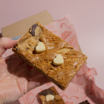 Vegan Valentines Brownie And Cookie Bar Box, 4 of 4