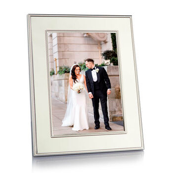 Personalised Beaded Edge Photo Frame – 5x7, 5 of 6