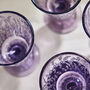 Set Of Four Heather Wine Goblets, thumbnail 6 of 9