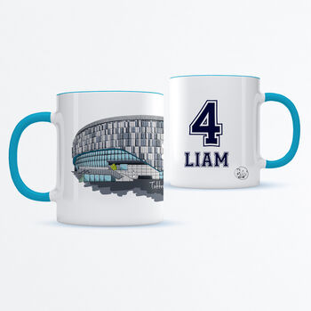 Personalised Tottenham Mug, Spurs, Dad Gift, Mum Gift, 5 of 9