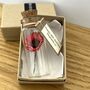 Tiny Gerbera Daisy In A Bottle With Personalised Tag, thumbnail 9 of 11