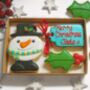 Personalised Christmas Snowman Cookie Letterbox Gift, thumbnail 1 of 3