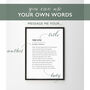 The One Poem Personalised Wedding Print, thumbnail 2 of 10