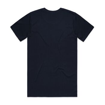 Hoy Classics Downtown Organic T Shirt Navy, 2 of 2