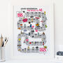 40th Birthday Personalised Print ‘Road To 40’, thumbnail 2 of 6