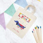 Personalised I Love Dogs Fabric Party Bag, thumbnail 4 of 6