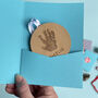 Personalised Handprint Christmas Tree Bauble, thumbnail 4 of 4