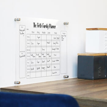 Family Wall Planner Simple Black, 4 of 11