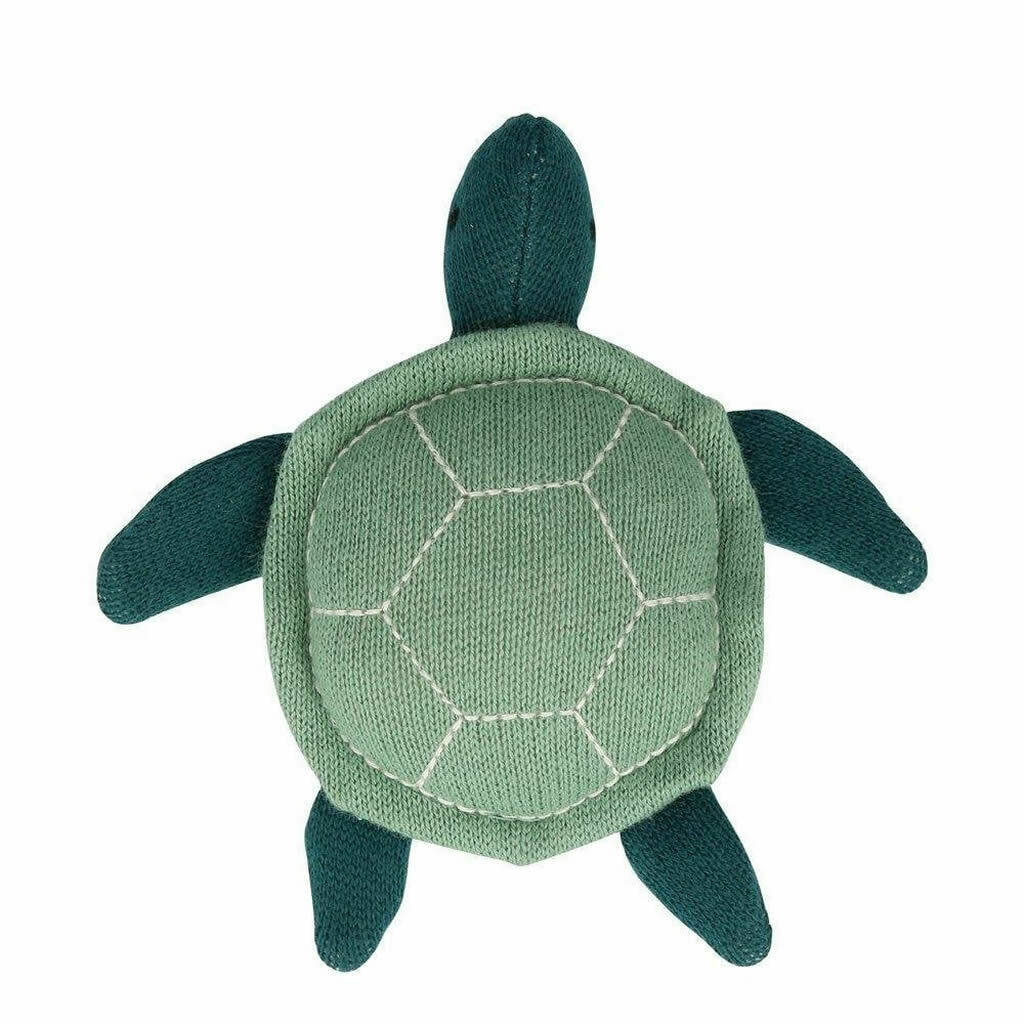 Organic Sea Turtle Baby Pram Toy Rattle By Little Baby Company ...