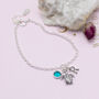 Sea Turtle Personalised Sterling Silver Bracelet, thumbnail 2 of 7