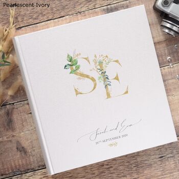 Personalised Initials Design Wedding Photograph Album, 2 of 10
