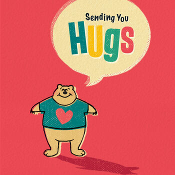 Sending ‘Bear Hugs’ Friendship And Support Card, 3 of 4