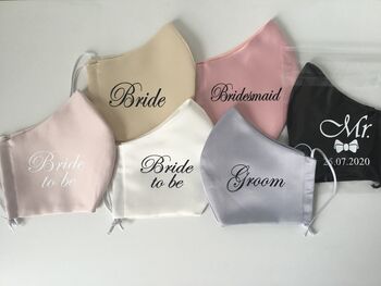 Personalised Wedding Mask For Bride And Groom, 3 of 4