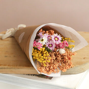 Spring Meadow Dried Flower Posy, 2 of 5