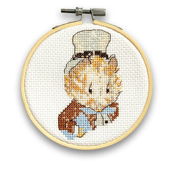 Beatrix Potter Amiable Guinea Pig Mini Cross Stitch Kit, 2 of 4