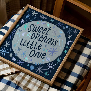 Sweet Dreams Print, Kids Room Print, 7 of 10
