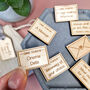 Wooden Personalised Anniversary Love Letter Tokens, thumbnail 4 of 6