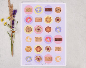 A5 Personalised Children's Stationery Set Gift With Biscuit Design, 5 of 9