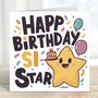 Cute Star Sister Birthday Card, thumbnail 1 of 2
