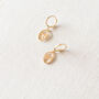 Abstract Face Huggie Hoop Earrings, thumbnail 6 of 9