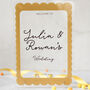 Personalised Party Sign, Scallop Frame, thumbnail 3 of 9