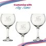 Personalised 50 Years Young Birthday Gin Glass, thumbnail 4 of 8