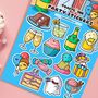 Party Sticker Sheet | Cute Stickers, thumbnail 4 of 5