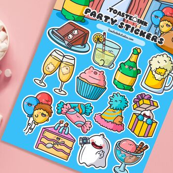 Party Sticker Sheet | Cute Stickers, 4 of 5