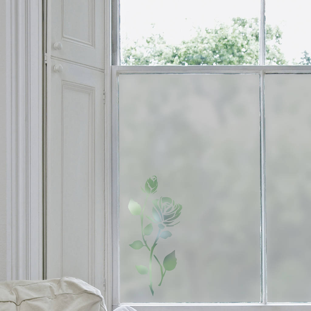 Rose Frosted Window Film