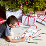 Colour In Christmas Stocking Kit + 10 Pens, thumbnail 3 of 8