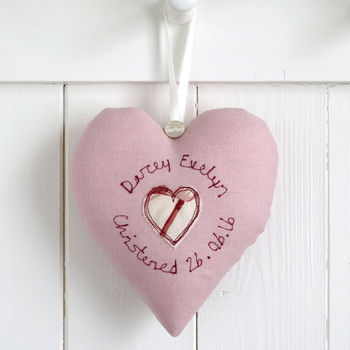 Personalised New Baby Girl Heart Gift, 4 of 12