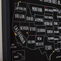 Personalised USA States Pin Board Map With Pins, thumbnail 6 of 10