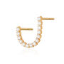 Sparkling Tennis Chain Double Stud Earring, thumbnail 1 of 5
