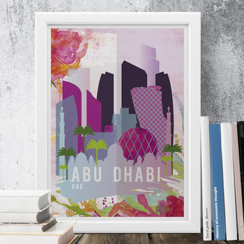 Abu Dhabi, United Arab Emirates, Skyline Art Print, 2 of 5