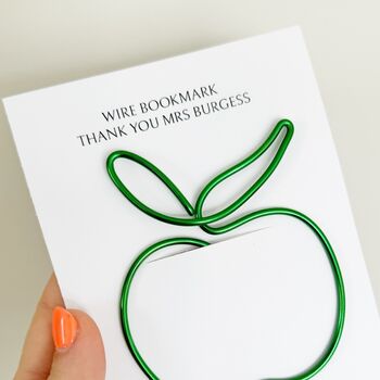 Teacher Apple Thank You Bookmark, 4 of 4