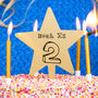 Personalised Children's Birthday Star Cake Topper, thumbnail 2 of 8