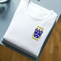 Personalised Coat Of Arms T Shirt – Family Surname Tee, thumbnail 11 of 12