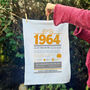 Personalised 60th Birthday Gift Microfibre Tea Towel, thumbnail 1 of 7