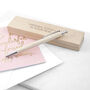 Personalised Special Message Wooden Pen Set, thumbnail 2 of 5